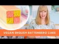 Veganising the english battenberg cake  sara kidd