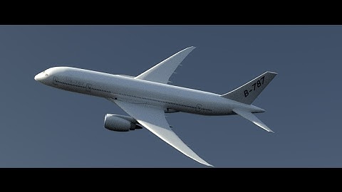 Boeing 787 Dreamliner 3D Model download