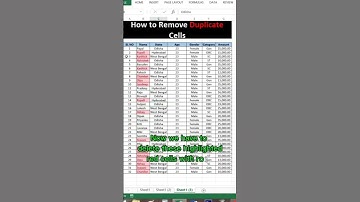 How to remove duplicate from #excel  #shorts  #viralshorts