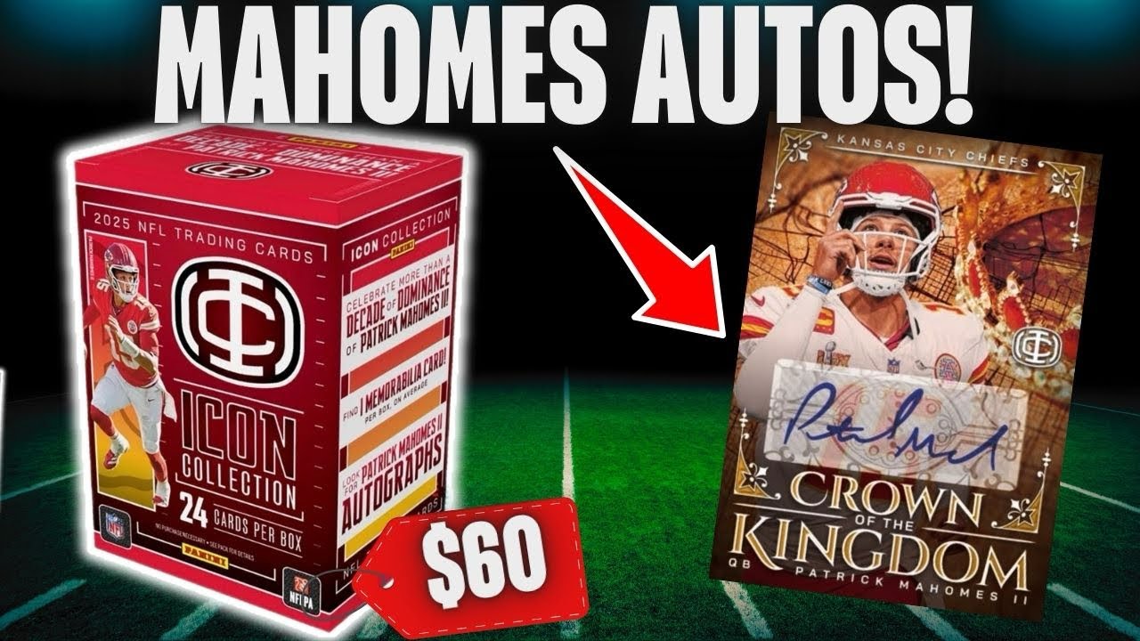 🚨BLASTER DEDICATED TO MAHOMES!2025 PANINI ICON COLLECTION BLASTER BOX! THIS WAS A COOL SET TO OPEN! 