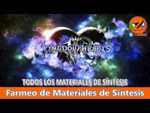 Kingdom Hearts 3: Todos los Materiales de Orfebrería / Cómo Farmear Materiales de Síntesis