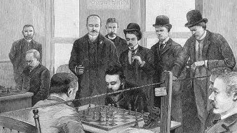 Willam Pollock vs Mikhail Chigorin - New York (1889) #19