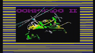 ZXSpectrum Commando 2 Load, Game Play And Review