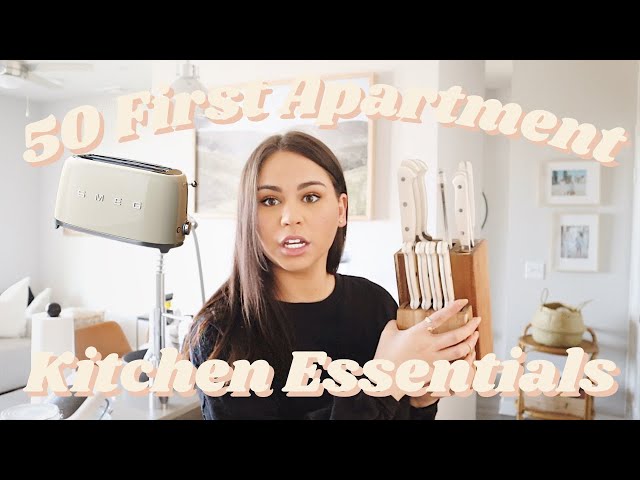 50 First Apartment Kitchen Essentials 