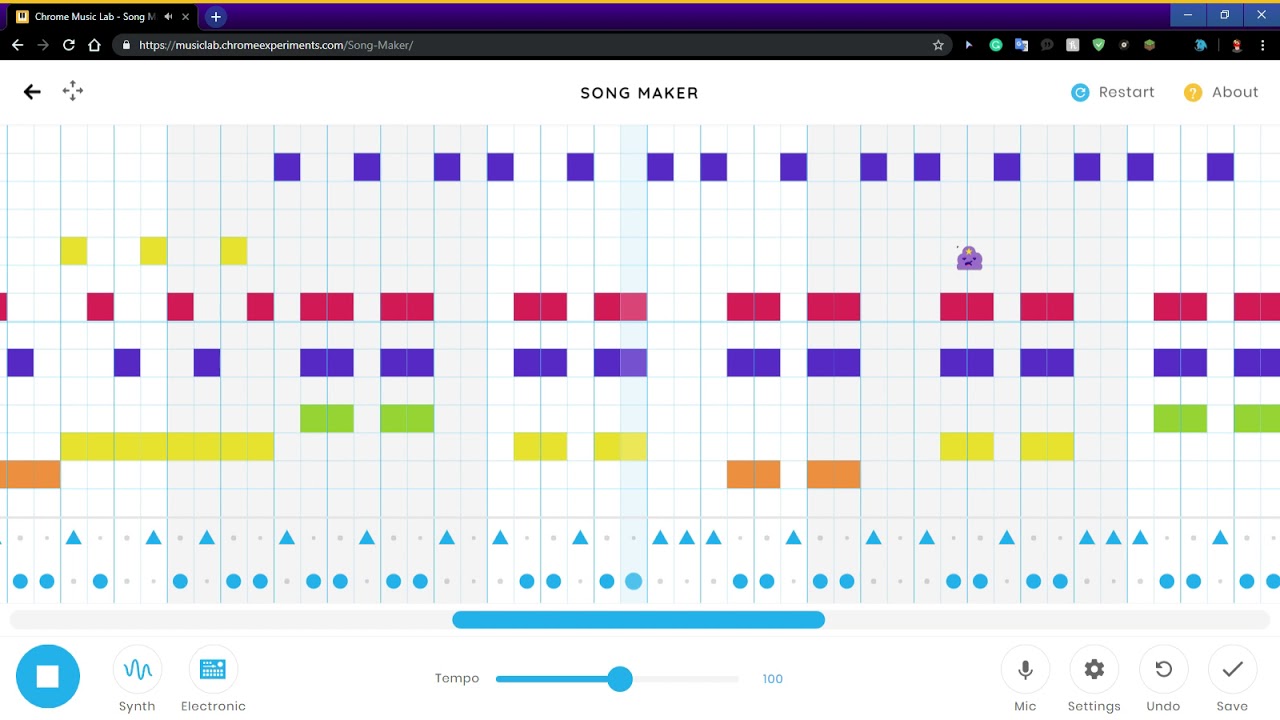 Песне лаб лаби. MUSICLAB.CHROMEEXPERIMENTS. Song maker. Ноты для Chrome Music Lab. Song maker Ноты.