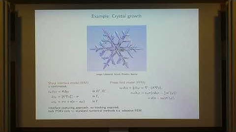 GCS | Dr. Bjorn Stinner | Phase field modelling of free boundary problems
