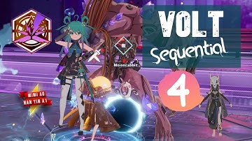 Volt Sequential BR Stage 4. Mimi A0 Nan Yin A1 Fiona A6. Tower of Fantasy