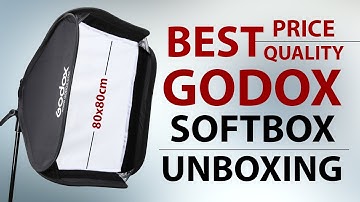 How to Setup Godox S-Type Softbox 80x80 with Bowens bracket - Best Softbox |  Unboxing & Review