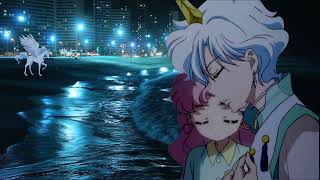 Helios And Chibiusa Along The City Beach
