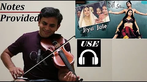 Jiya Jale | Nenjinile | Innaalilaa | Dil Se | Carnatic notes in description section
