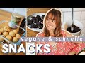 3 vegane + süße Snack Ideen - super spontan & schnell zubereitet