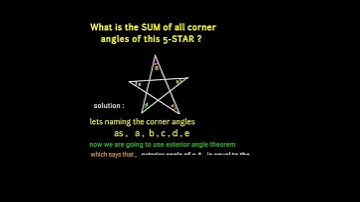what is the sum of angles of a 5 pointed star | #viral #mathtricks #shorts