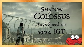Any% Speedrun - 59:24 IGT - Shadow of the Colossus