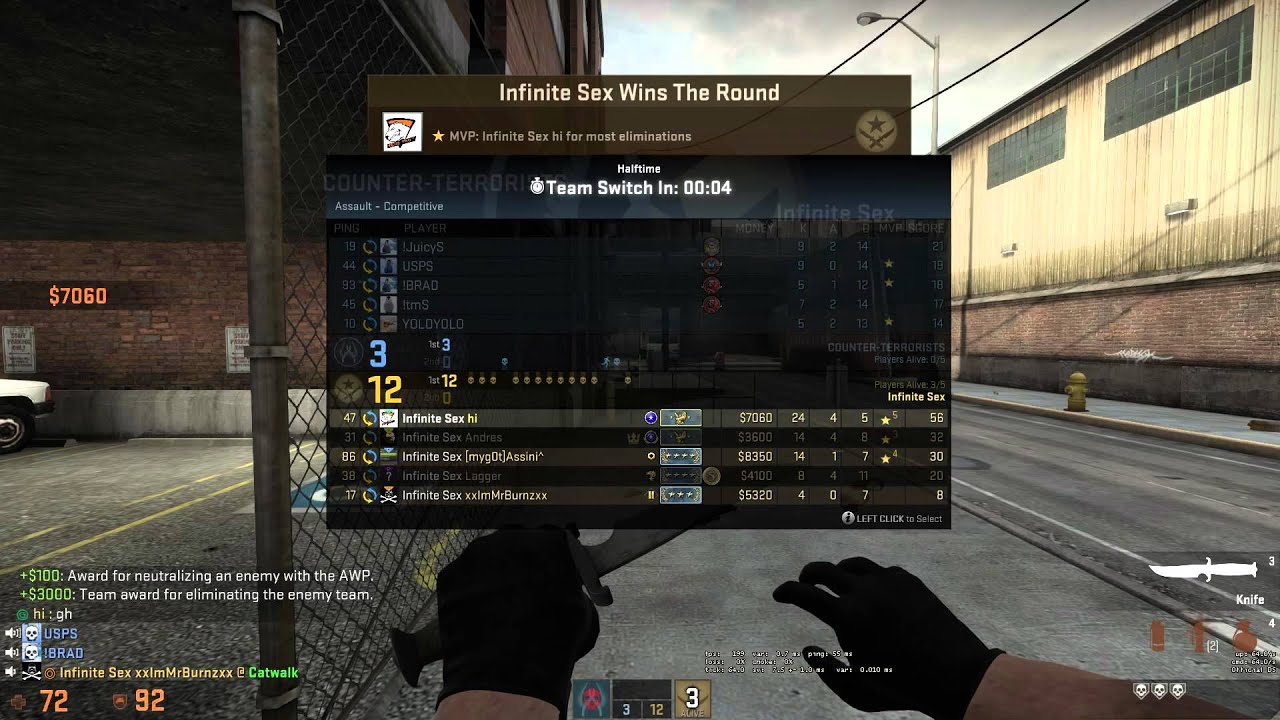 [CS:GO] Halftime on cs_assault - YouTube