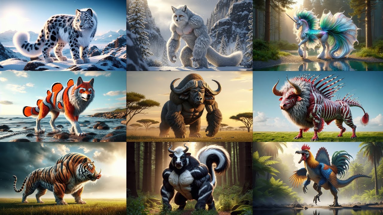 Невероятные генетические гибриды: прогнозы эволюции животных будущего!