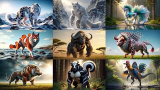 Incredible Genetic Hybrids: Future Animal Evolution Projections!