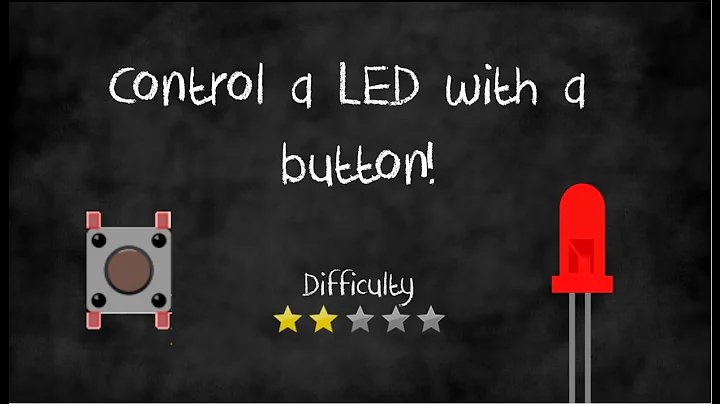 Arduino Tutorials: Control a LED with a Button