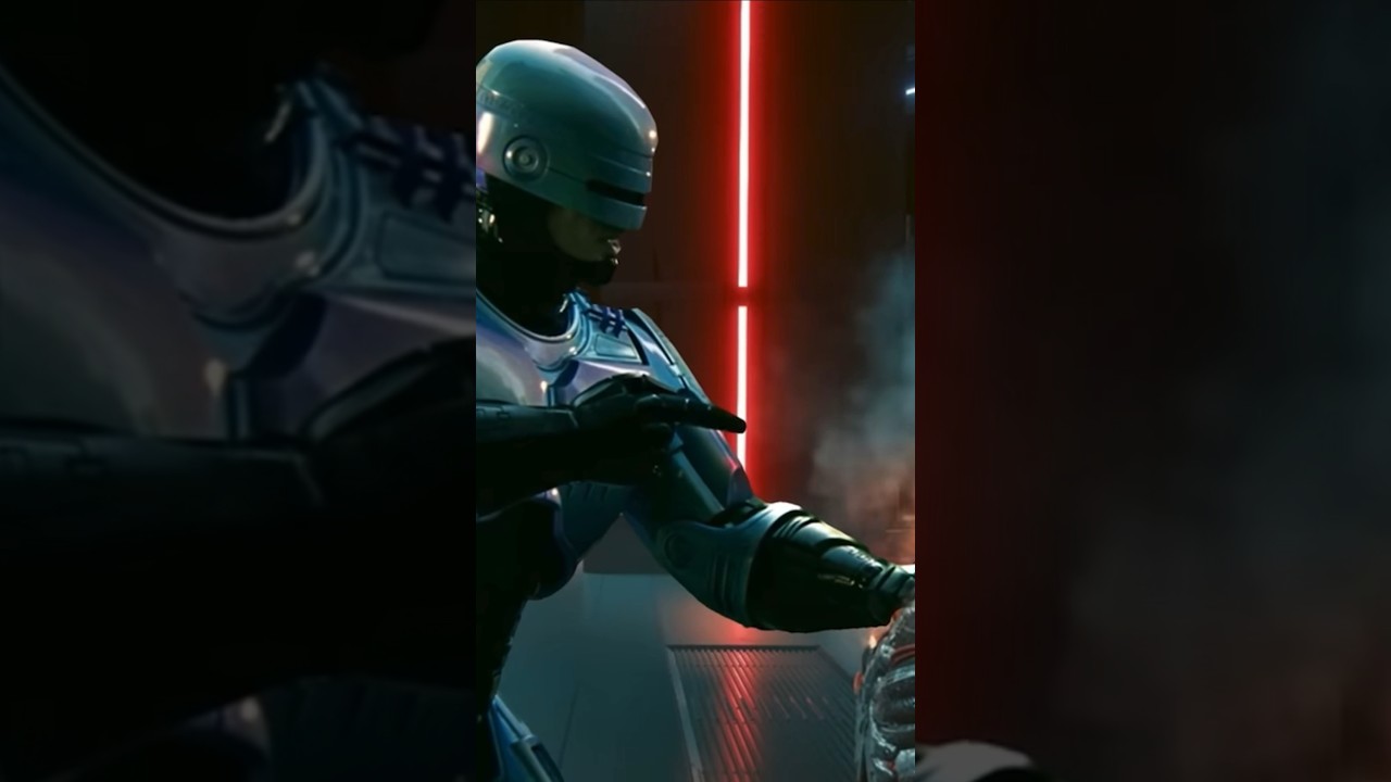 Robocop in Cyberpunk 2077 “you have the right to remain silent”! 