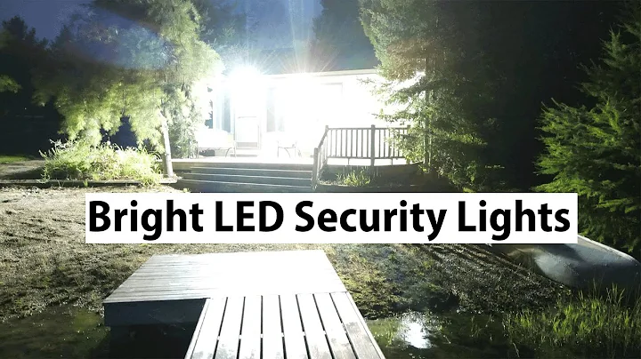 ✅ 50w LED Directional Outdoor Flood Light Install, Review & Comparison