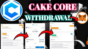 CakeCore Withdraw Update। CakeCore Withdraw Metamask।Cake Coin Send Kaise kare। Cakecore Add Wallet।