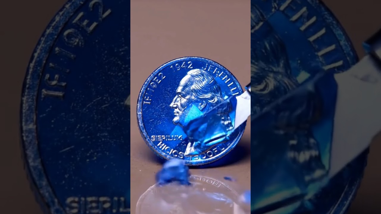 Mesmerizing Macro: 1942 Sapphire Crystal Nickel Sliced ASMR 