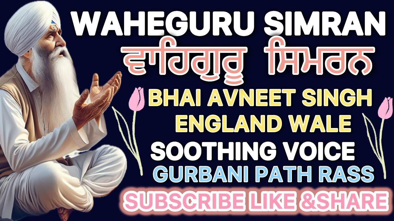 WAHEGURU SIMRAN || NIGHT SLEEP || SOOTHING || GURBANI PATH RAS - YouTube
