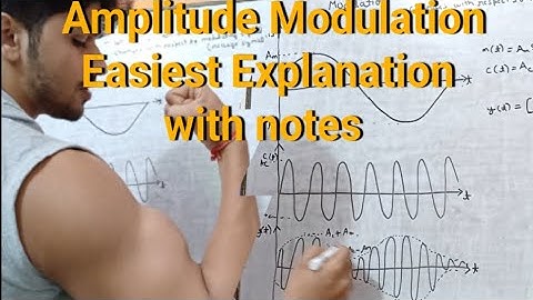 Amplitude Modulation || Digital Communication || Easiest Explanation with notes