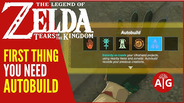 How To Unlock Autobuild Zelda Tears Of The Kingdom