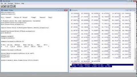 Statistics with R (2) - Multiple regression with an interaction term