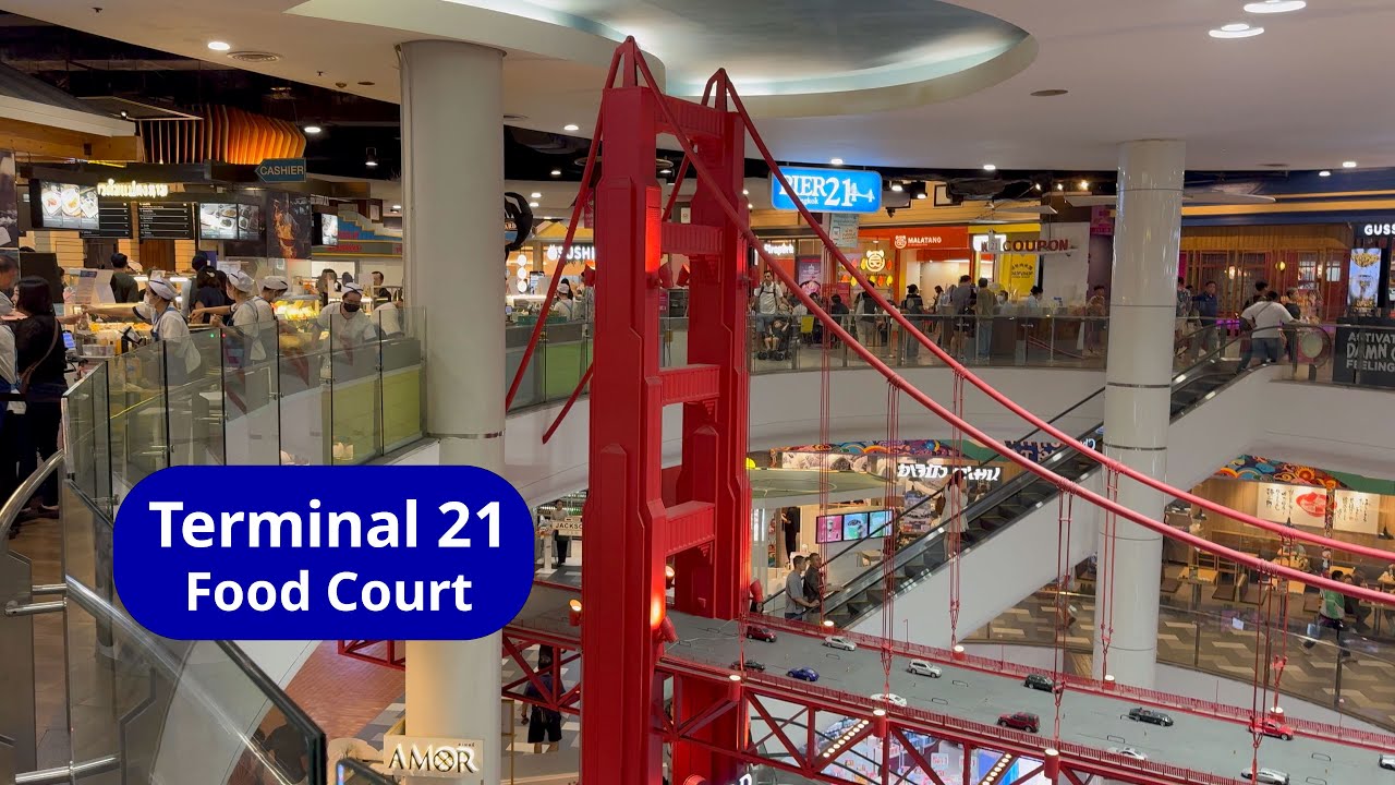 Pier 21 Food Court Terminal 21 Asok 2025 | $1–$2 Thai Food Heaven – Khao Kha Moo, Pad Krapow & More!
