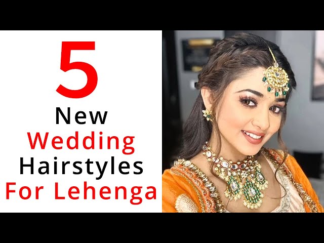 8 easy and simple hairstyles with lehenga - YouTube