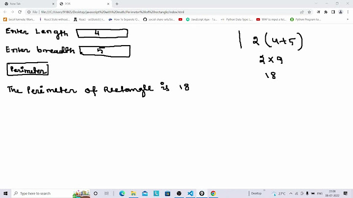 Find the perimeter of a rectangle with vertices calculator