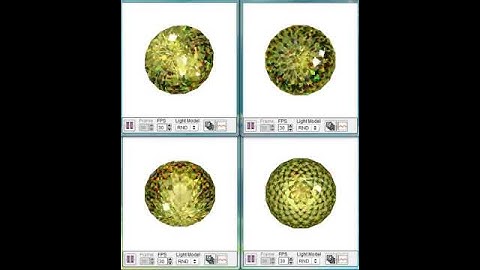 Gemray cut optimization for sphalerite