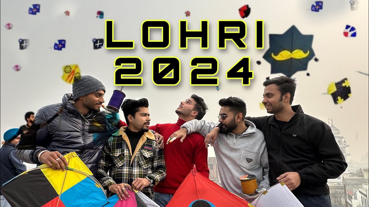 LOHRI 2024 vlog - Lohri in Ludhiana Full Fun patangbazzi