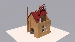 Cinema 4D Tutorial - How to Build a Little House using the Shader Effector in Cinema 4D