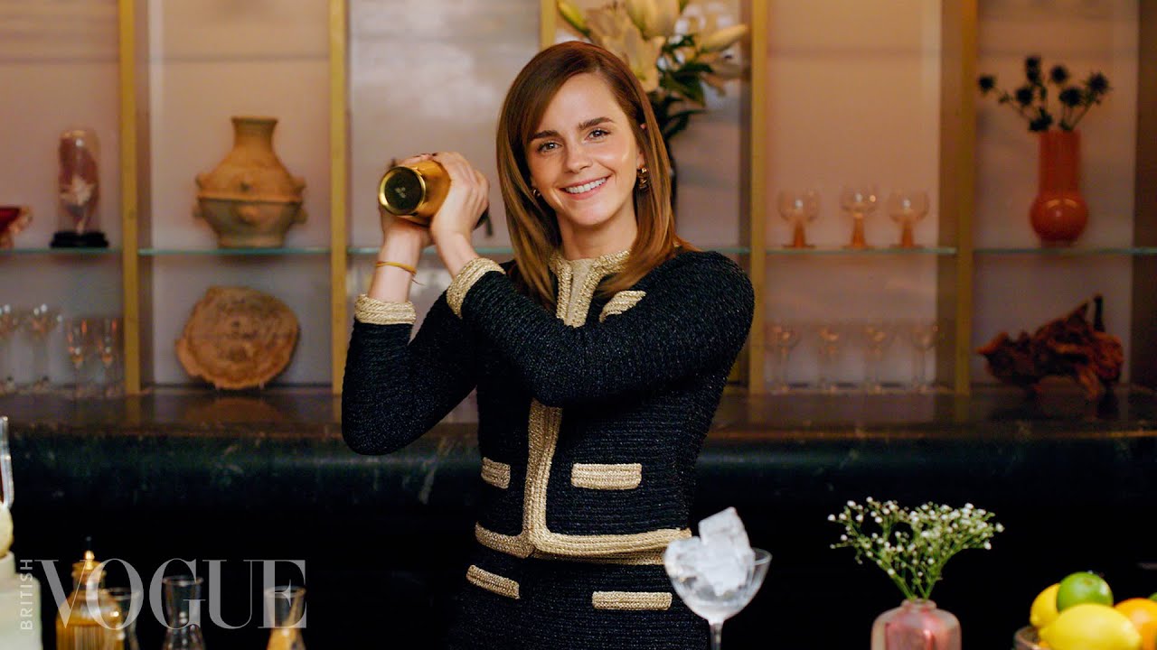 ⁣Emma Watson Makes An Espresso Martini, ‘Emma Spritz’ & 3 Other Classic Cocktails