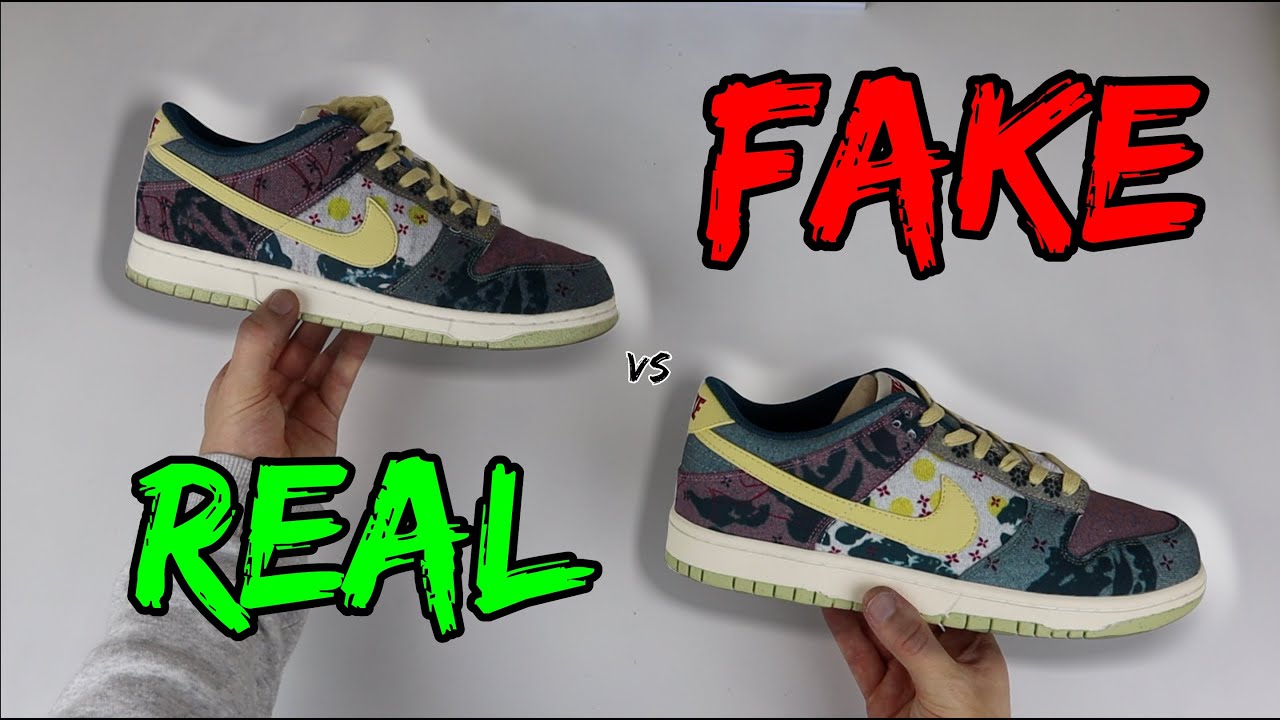 referentie meel plan REAL VS FAKE! NIKE DUNK LOW COMMUNITY GARDEN COMPARISON! - YouTube