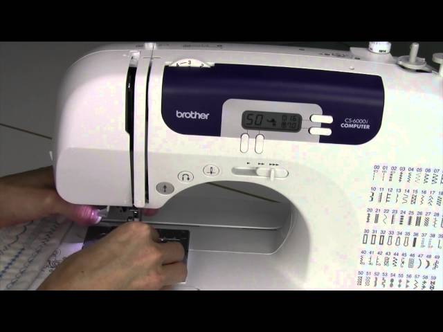 How To Use A Brother cs6000i Sewing Machine, Sewinguide
