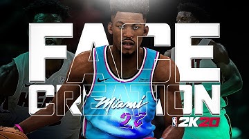 JIMMY BUTLER FACE CREATION NBA 2K20! HOW TO BUILD JIMMY BUTLER IN 2K20!!