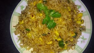 How to make Corn Rice - Sweet Corn Rice in 5 minutes by Susan @ Susanrecipes.com