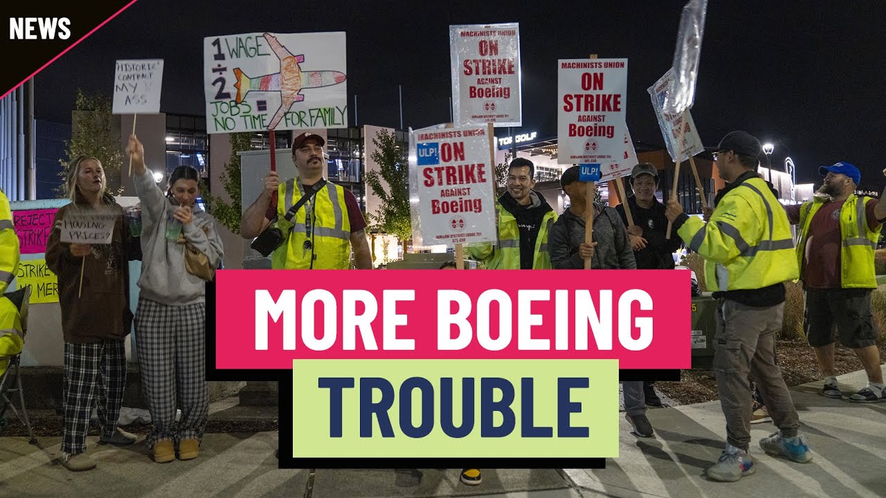 Boeing stumbles again as 33,000 workers begin strike Boeing stumbles again as 33,000 workers begin strike