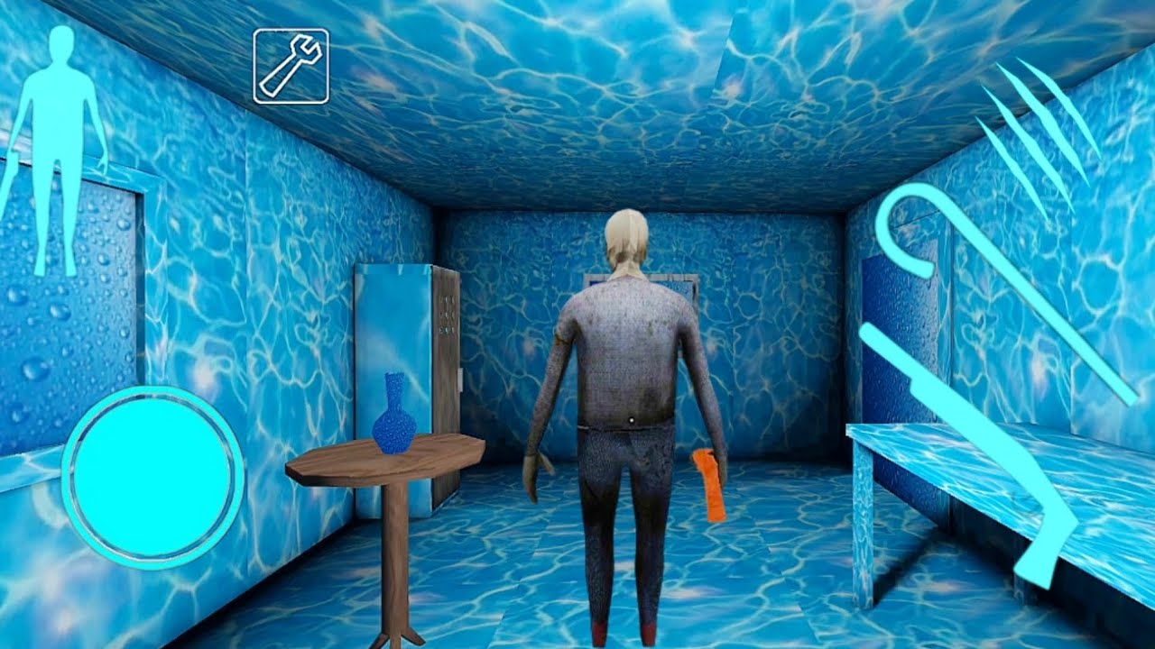 Granny Game Horror Escape Gameplay | Playing As Grandpa In Ice Granny Mod 