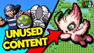 Pokemon Generation 3 LOST BITS | Unused & Debug Content [TetraBitGaming]