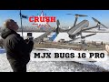 квадрокоптер/MJX bugs 16 pro/тест/краш(падение)дрона/онлайн/Нижний Новгород/test/drone crush