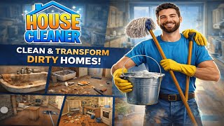 House Cleaner Simulator Gameplay | Satisfying Cleaning Jobs & Business Progress screenshot 3