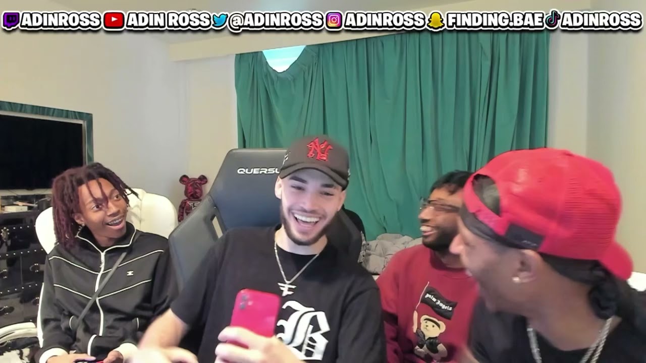 Adin Puts Sus Ransom In Front Of Lil Tecca *Funny*