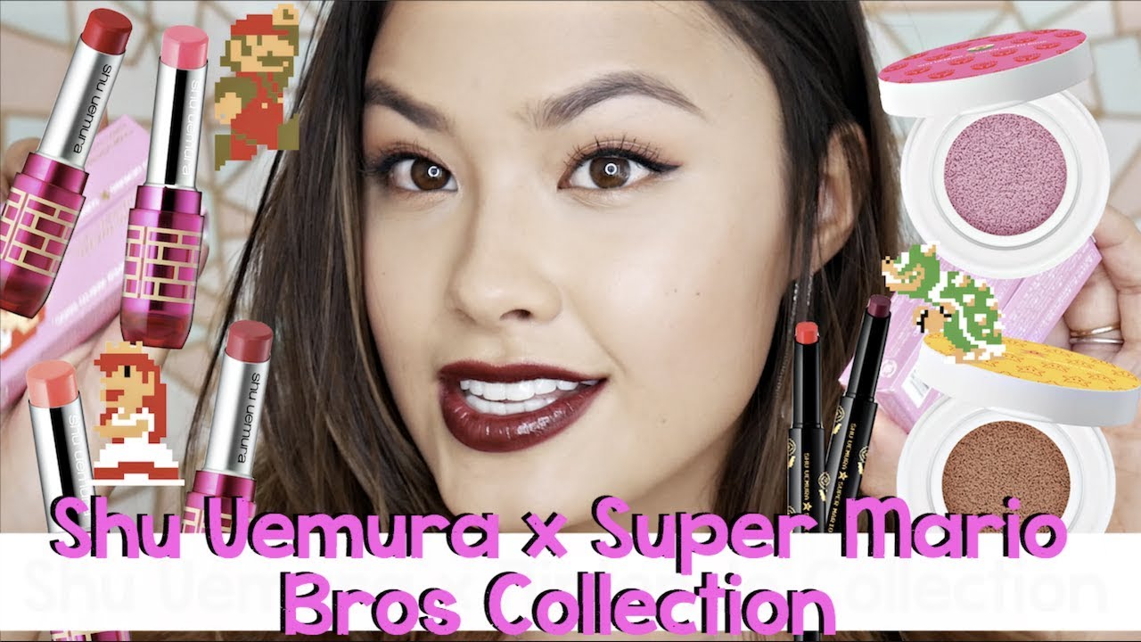 NEW 2017 Shu Uemura Art of Beauty x Super Mario Bros Collection | Haul, Demo & Review
