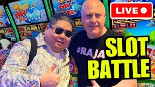 THE SLOT CHALLENGE OF THE CENTURY!!!  RAJA vs DAVID WONG! screenshot 4