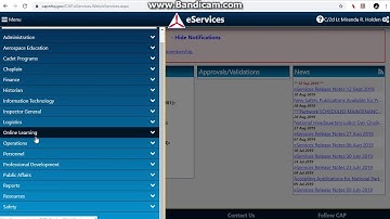 How to find the GES (General Emergency Services) test on E Services ) Civil Air Patrol
