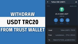 How to Withdraw USDT TRC20 from Trust Wallet (Quick & Easy)